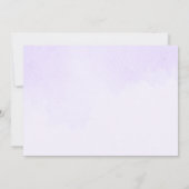 Invitation Aquarelle rose et bleu clair (Dos)