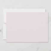 Invitation Aquarelle rose or blanc Enregistrer la date Mariag (Dos)