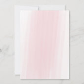 Invitation Aquarelle rose PJs & Prosecco fête d'anniversaire (Dos)