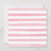 Invitation Aquarelle Roses Roses Rose Fleurs d'été Anniversai (Dos)