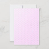 Invitation Aquarelle Roses Violettes Points Wedding (Dos)
