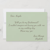 Invitation Aquarelle Rouge du désert Succulents (Dos)