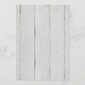 Invitation Aquarelle rousse rustique Floral Vintage Wedding (Dos)