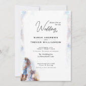 Invitation Aquarelle Russe Cowboy Mariage (Devant)