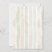 Invitation Aquarelle Russe Italien Mariage (Dos)