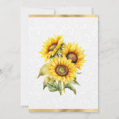 Invitation Aquarelle Rustique Baby shower de couronne de tour (Dos)