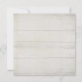 Invitation Aquarelle rustique Baby shower géométrique (Dos)