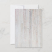 Invitation aquarelle rustique | Confirmations (Dos)