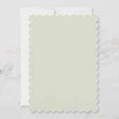 Invitation Aquarelle Rustique Neutral Boho Mariage botanique (Dos)