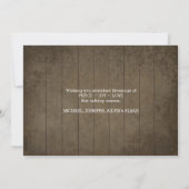 Invitation Aquarelle rustique Noël Holly Jolly Floral (Dos)