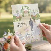 Invitation Aquarelle rustique torréfaction fleurie Enregistre