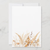 Invitation Aquarelle simple mignonne Ours en peluche bébé gar (Dos)