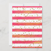 Invitation Aquarelle Sleepy Kitten C'est un Baby shower de fi (Dos)