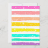 Invitation Aquarelle Slime (Dos)