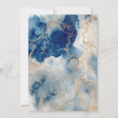 Invitation Aquarelle sous la mer Baby shower "Oh Baby" (Dos)