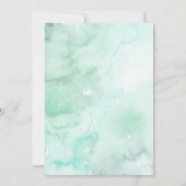 Invitation Aquarelle Succulent Enregistrer la date (Dos)