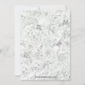 Invitation Aquarelle Succulent Fête des Mères Brunch Invitati (Dos)