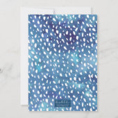 Invitation Aquarelle Succulente (Dos)