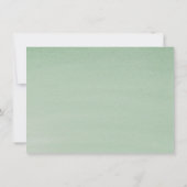 Invitation Aquarelle Succulente Cactus Bébé Fille Douche (Dos)