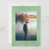 Invitation Aquarelle Succulents Vin Célébration de la vie (Dos)