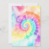 Invitation Aquarelle Super Fantôme Hippie Halloween Anniversa (Dos)