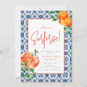 Invitation Aquarelle Surprise Chaque année Spritz Anniversair (Devant)