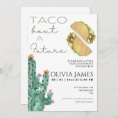 Invitation Aquarelle taco sur un futur diplôme (Devant / Derrière)
