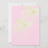 Invitation Aquarelle Thème Pickleball Pink Anniversaire (Dos)