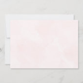 Invitation Aquarelle Tour Eiffel Paris Baby shower photo (Dos)