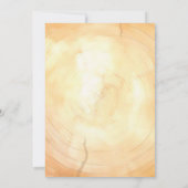 Invitation Aquarelle Tribal Boho Bois Dîner de répétition (Dos)