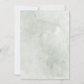 Invitation Aquarelle Tropical Love Floral Mariage (Dos)