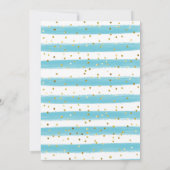 Invitation Aquarelle tropicale Baby shower d'été au bord de l (Dos)