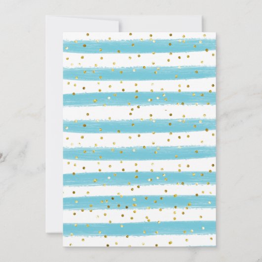 Invitation Aquarelle tropicale Fête des mariées d'été côté pi (Dos)