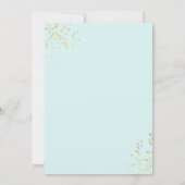 Invitation Aquarelle tropicale Florale Fête des mariées moder (Dos)