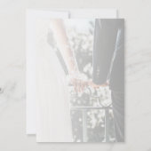 Invitation Aquarelle tropicale Palmiers Boho Mariage (Dos)