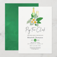 Aquarelle tropicale Pop Fizz Clink