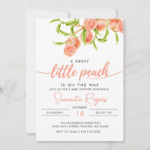 Invitation Aquarelle Un Baby shower Petit Poisson Doux (Devant)