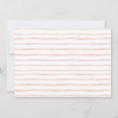 Invitation Aquarelle Un lapin est une photo Anniversaire (Dos)