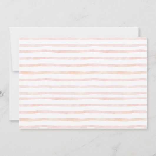 Invitation Aquarelle Un lapin est une photo Anniversaire (Dos)