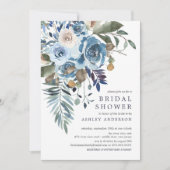 Invitation Aquarelle Verdure & Fête des mariées rose Florale (Devant)