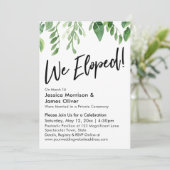 Invitation Aquarelle Verdure Nous Avons Été ! Réception uniqu (Debout devant)