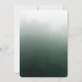 Invitation Aquarelle Verdure Or Quinceañera Anniversaire (Dos)