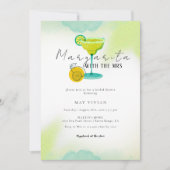 Invitation Aquarelle verte Margarita Lime Fête des mariées (Devant)