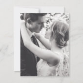 Invitation Aquarelle verte splat nuptiale (Dos)