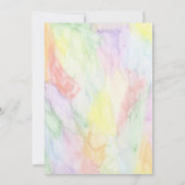 Invitation Aquarelle Vétérinaire Diplôme de l'école (Dos)