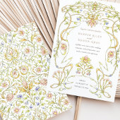 Invitation Aquarelle victorienne Floral Arch Mariage