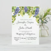 Invitation Aquarelle Vigne Vignoble Vignoble Mariage (Debout devant)