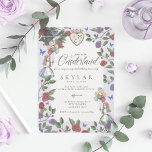 Invitation Aquarelle Vintage Alice dans ONEderland Anniversai<br><div class="desc">Invitation tes invités à ta très importante date avec notre belle Alice vintage dans une invitation de 1er anniversaire sur le thème de ONEderland. Parfait pour un anniversaire d'Alice au pays des merveilles. Le design est composé d'un mélange de fleurs et d'oeuvres d'art originales dessinées à la main. Nous avons...</div>