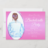 Invitation Aquarelle vintage Jean Jacket Bachelorette (Devant)