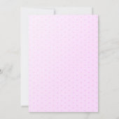 Invitation Aquarelle violet Roses Pois RSVP (Dos)